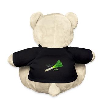 Poireau fitness faible - Nounours - noir - Dos