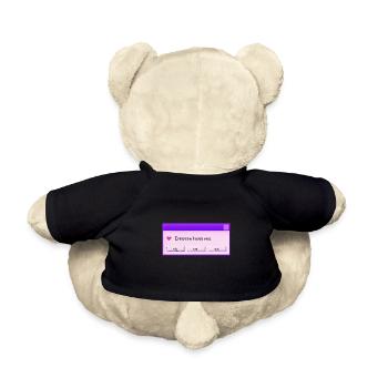 Tout le monde vous déteste - Nounours - noir - Dos