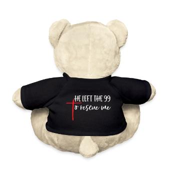 Il a quitté le 99 pour me sauver - Nounours - noir - Dos