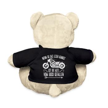 Wenn Du Das Lesen Kannst Ist Die Alte Vom Bock - Teddy - Schwarz - Hinten