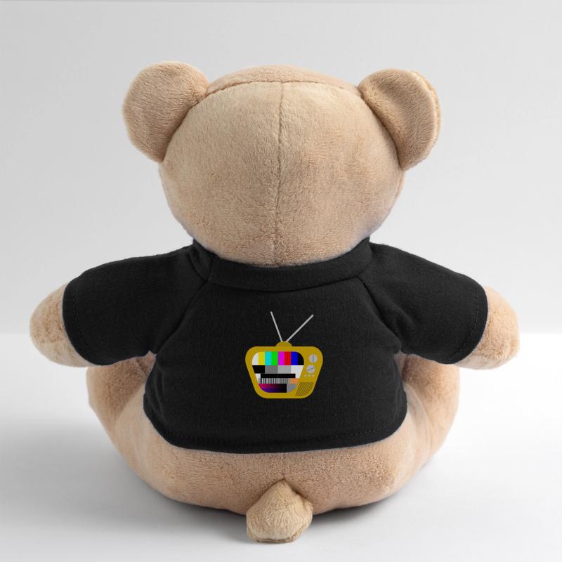 Old TV with test pattern (brown) Teddy Bear