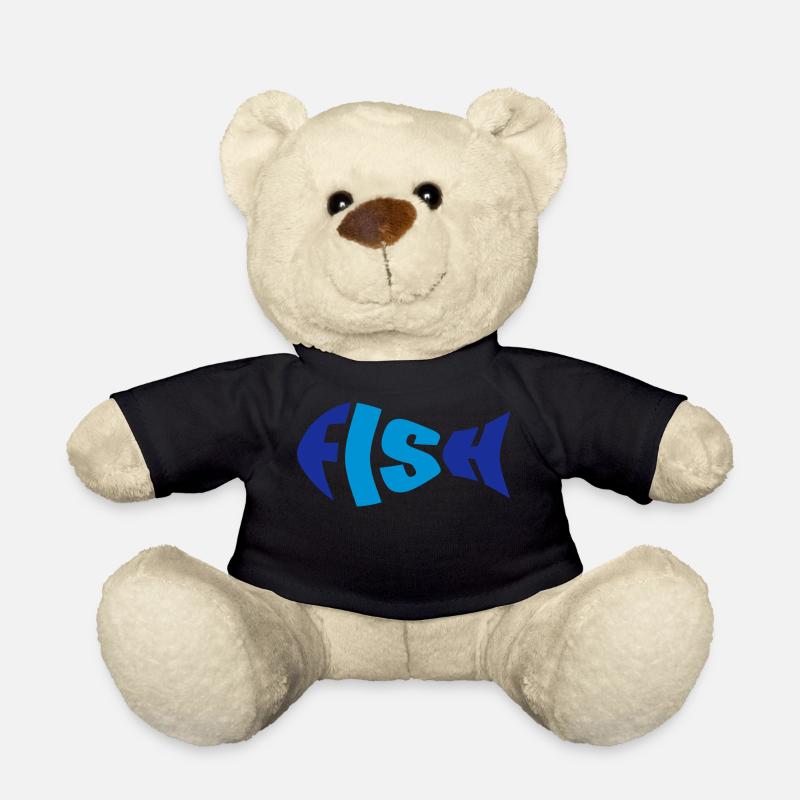 Fisch - Teddy - Schwarz