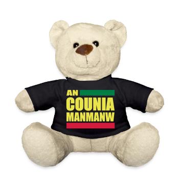 AN COUNIA MANMANW - Nounours - noir - Devant