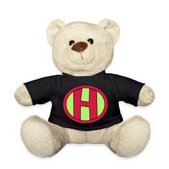 Super, Superheld, Superheldin, Hero, H - Teddy - Schwarz - Vorne