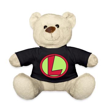 Super, Superheld, Superheldin, Hero, L - Teddy - Schwarz - Vorne