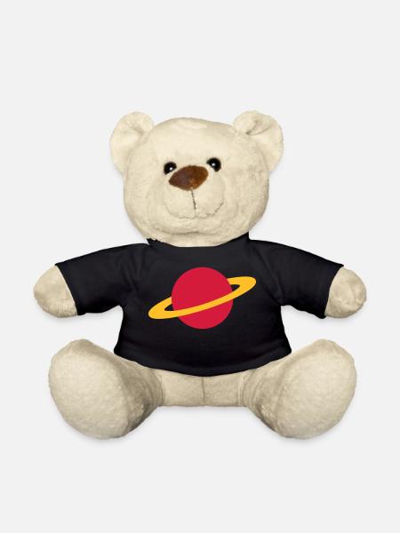 Planète / planète / planète / Saturne - Nounours - noir