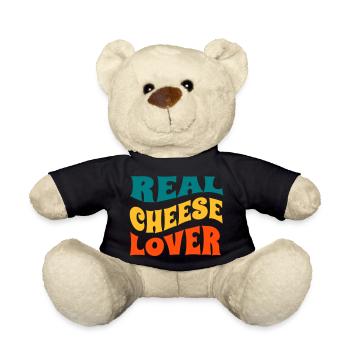 RealCheeseLover - Teddy Bear - black - Front