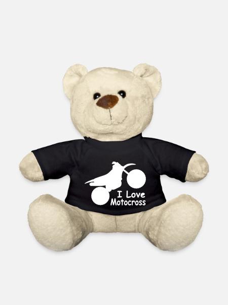 Ich Liebe Motocross - Teddy - Schwarz