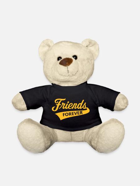 Friends Forever (Friendship / Best Buddies) - Nounours - noir