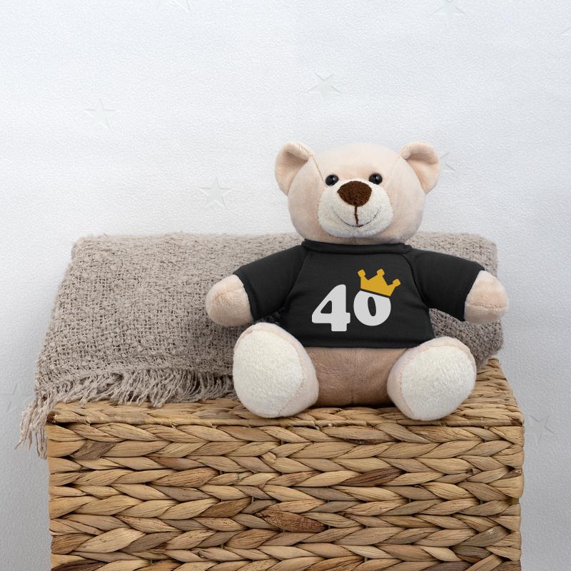 40 crown 40 birthday 40 years Teddy Bear