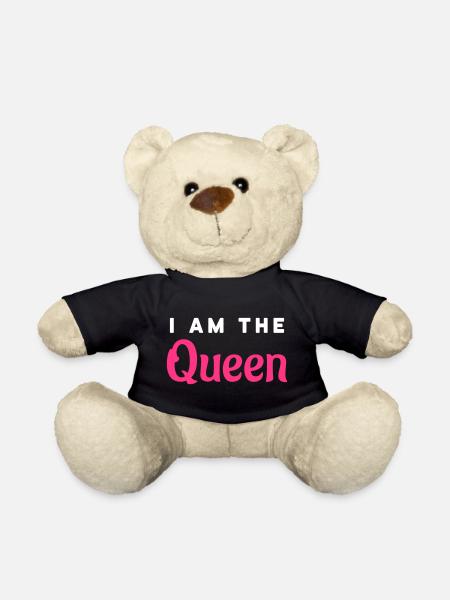 I am the Queen - Teddy Bear - black