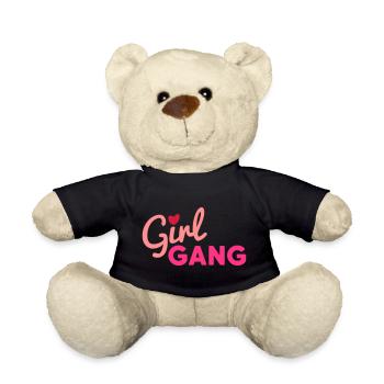 Girl Gang (cœur comme i-dot) - Nounours - noir - Devant