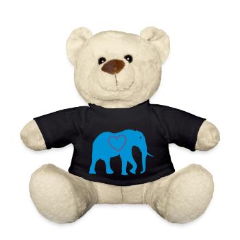 elephant herz - Teddy - Schwarz - Vorne