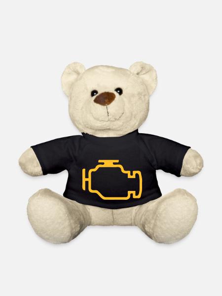 CHECK ENGINE - Teddy Bear - black