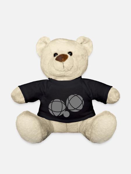 piglet petanque ball - Teddy Bear - black