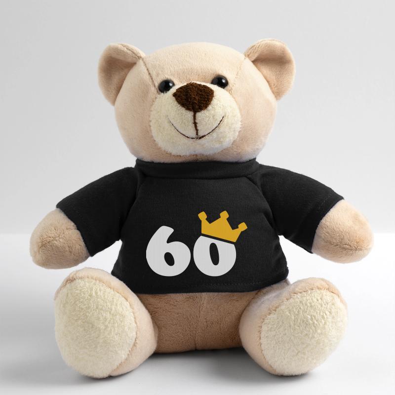 60 crown 60 birthday 60 years Teddy Bear