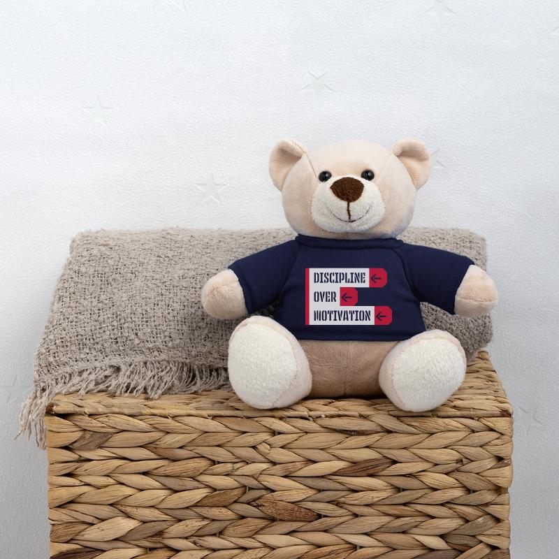 discipline over motivation quote Teddy Bear