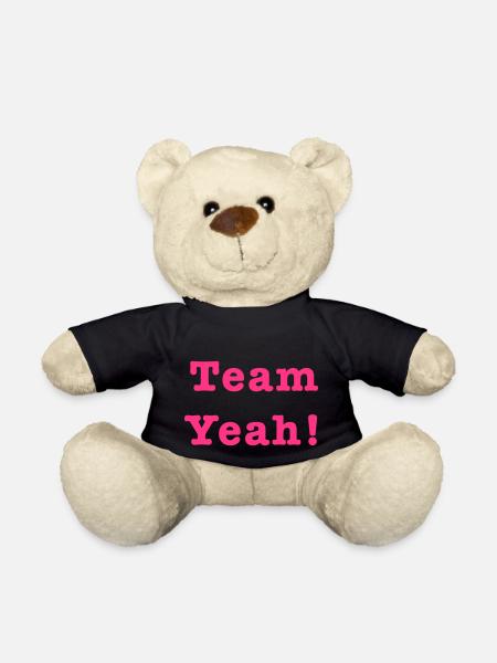 Team Yes 1 - Teddy Bear - black