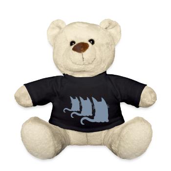 Crew 3 kleine Katzen - Teddy - Schwarz - Vorne