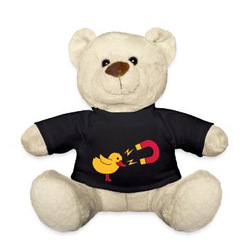 Logo Chick Magnet Frauenheld - Teddy - Schwarz - Vorne