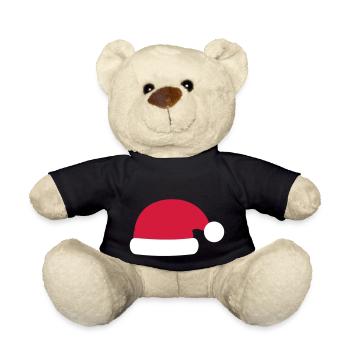 Père Noël Bonnet - Nounours - noir - Devant