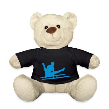 Parallel Bar Gymnastik Logo Sport 1 - Teddy - Schwarz - Vorne
