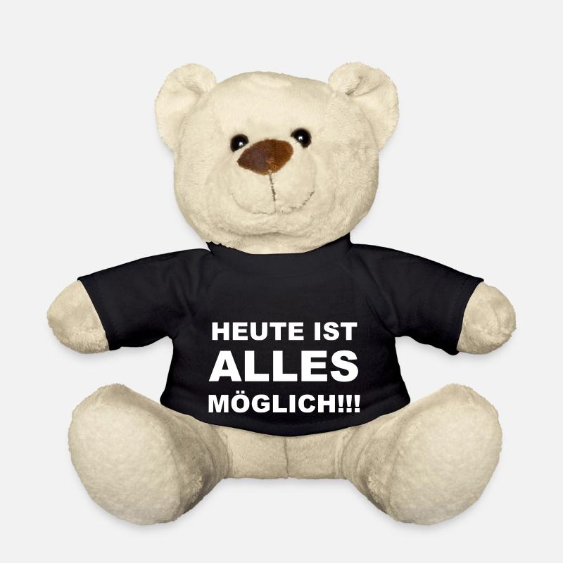 Heute ist alles möglich - Teddy - Schwarz