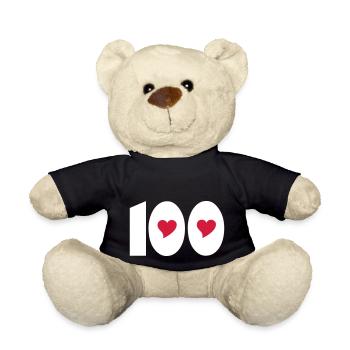★ Nummer Hundert 100-Best Jersy Number & Best Age ★ - Teddy - Schwarz - Vorne