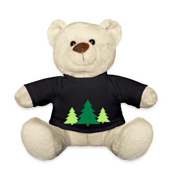 Christbaum, Gruppe - Teddy - Schwarz - Vorne
