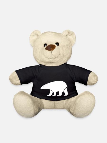 polar bear - Teddy Bear - black