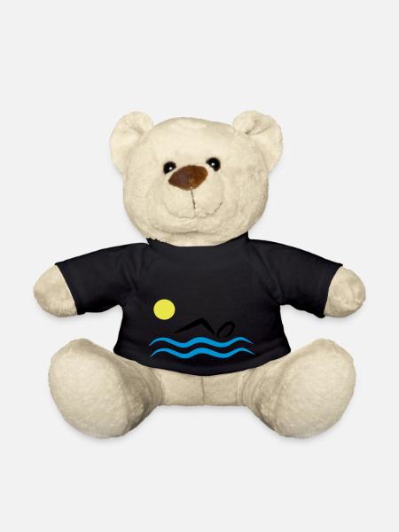 open water swimming - Teddy Bear - black