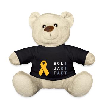 Solidarität Soldat - Teddy - Schwarz - Vorne