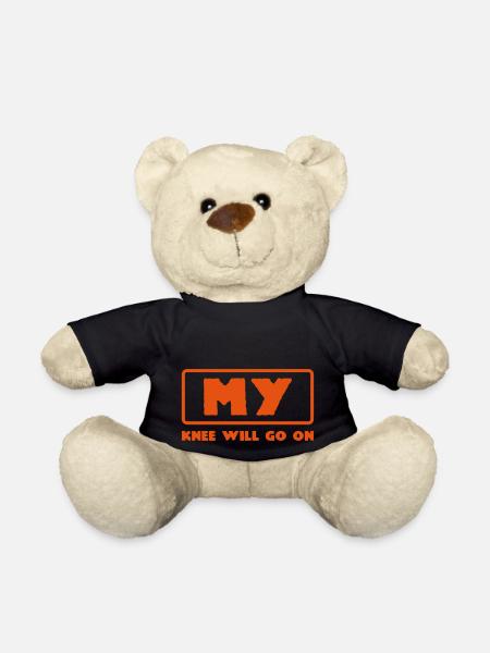 my knee will go on - Teddy - Schwarz