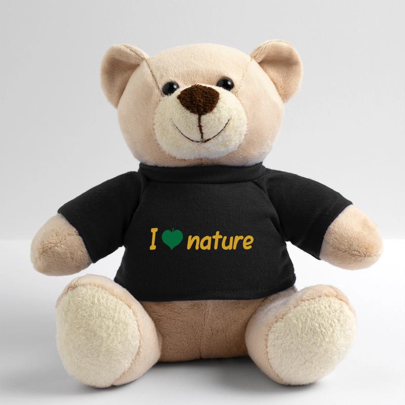 ★ Les couleurs de conception peuvent être modifiées ★ J'aime la nature (feuille) Nounours