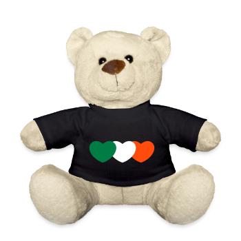 Irlands Herz - Teddy - Schwarz - Vorne