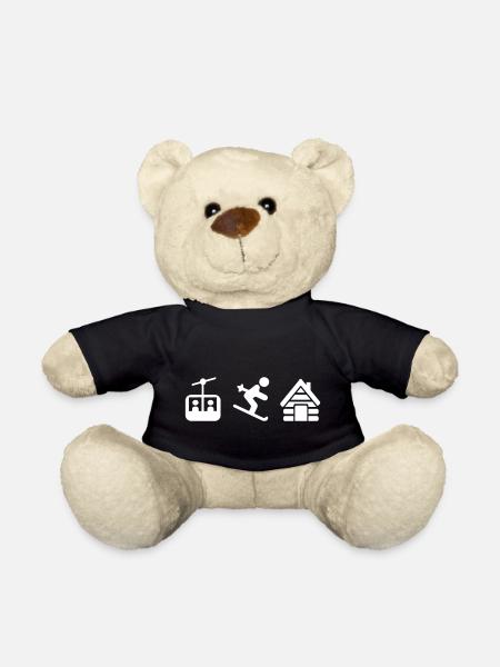 Ski - Teddy - Schwarz