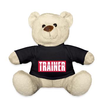 Red coach logo - Teddy Bear - black - Front
