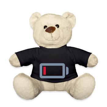 Kein Strom Batterie leer - Teddy - Schwarz - Vorne