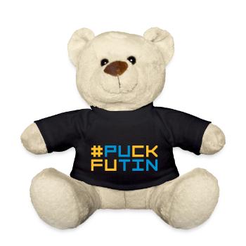 Conception du logo Puck Futin - Nounours - noir - Devant