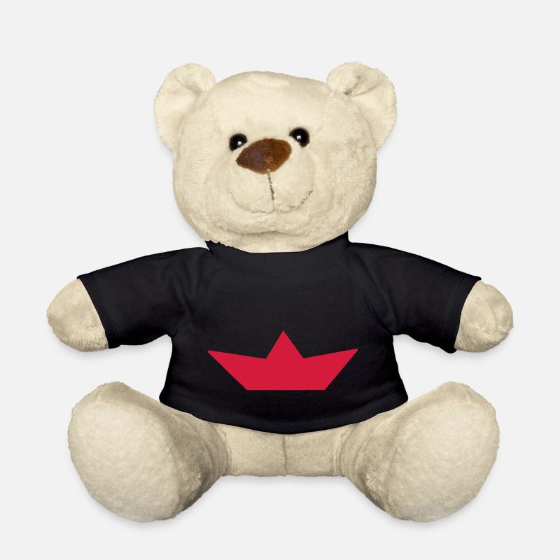 Couronne rouge - Nounours - noir