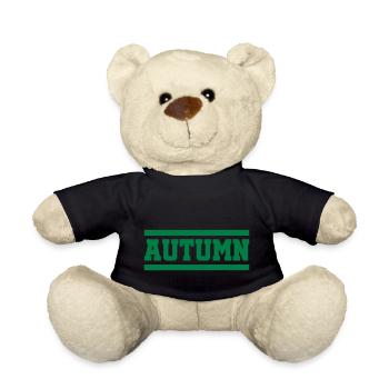 Autumn - Teddy Bear - black - Front