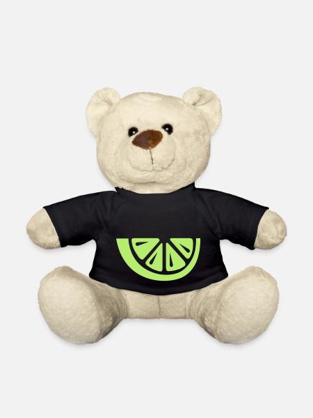 Limette - Teddy - Schwarz