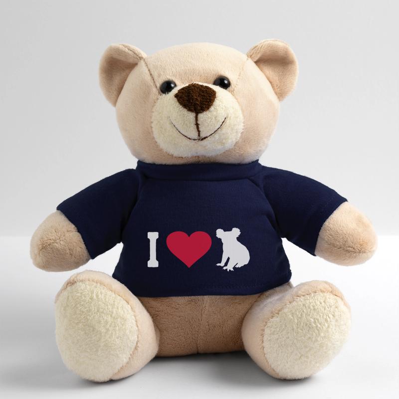 Koala Australia I Love Koala Koala Bear Heart Teddy Bear