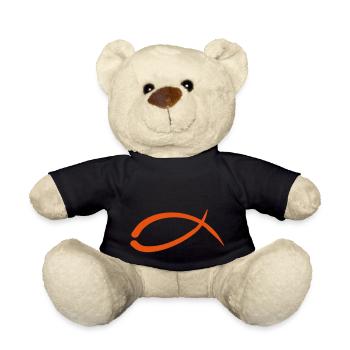 fish - Teddy Bear - black - Front