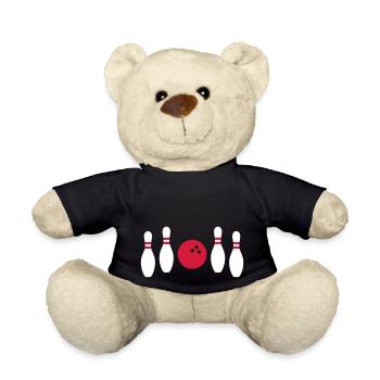 Zwischendurch nicht getroffen Bowling - Teddy - Schwarz - Vorne