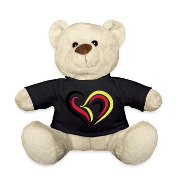 EM2018 DE (Herz) - Teddy - Schwarz - Vorne