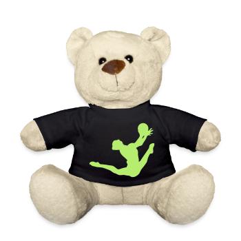 grs sports rhythmic gymnastics - Teddy Bear - black - Front