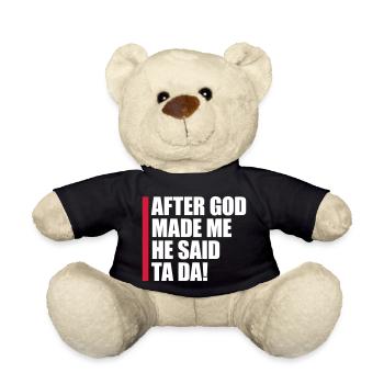 Après que Dieu m’ait fait - Nounours - noir - Devant