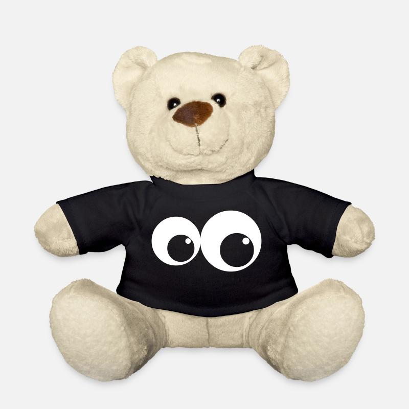 Augen - Teddy - Schwarz