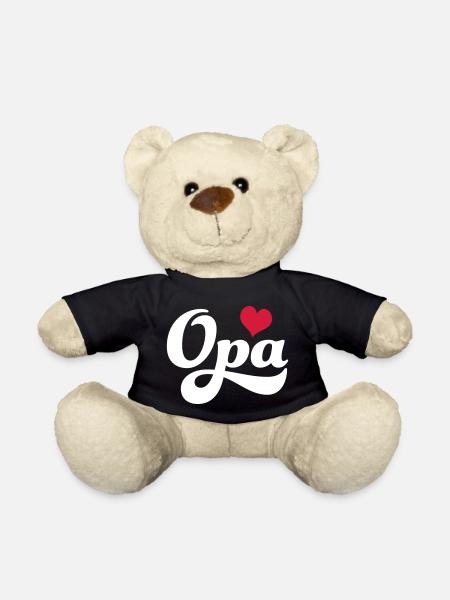 Opa - Teddy - Schwarz